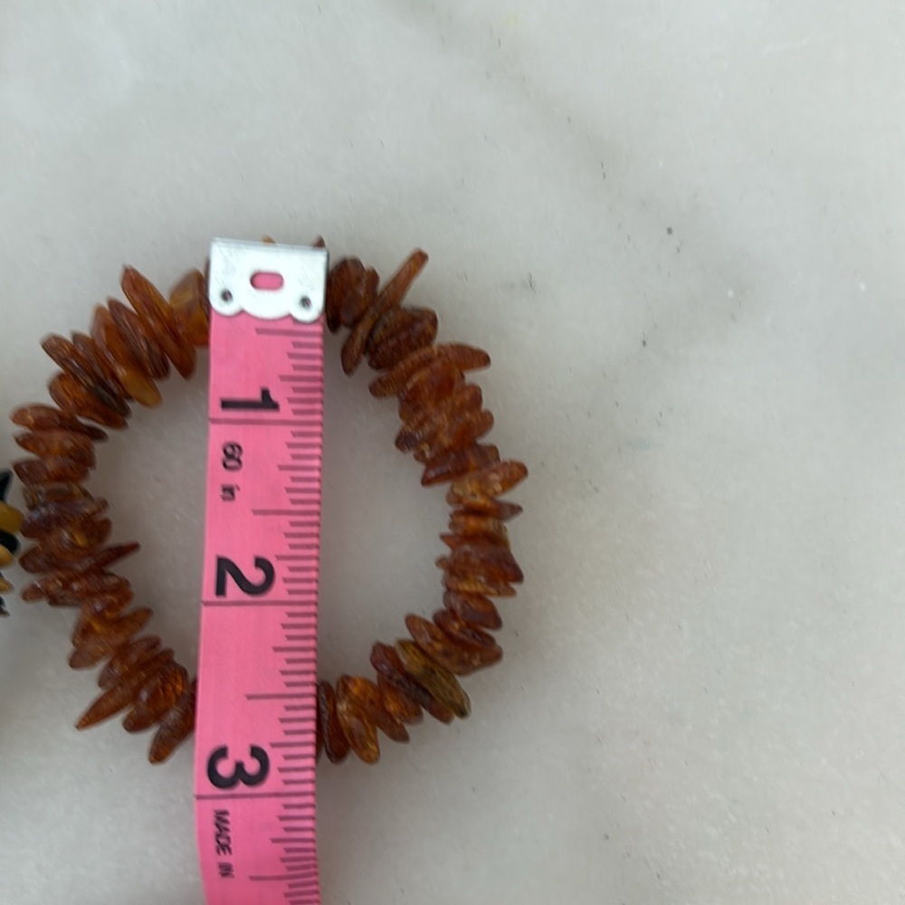 Baltic amber chip bead bracelet set of two - Picture 11 of 15